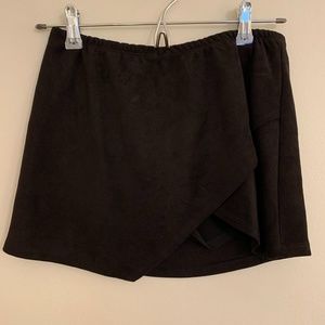 Black Envelope Skirt